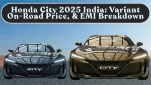 Honda City 2025 India: Variant On-Road Price, Mileage & EMI Breakdown