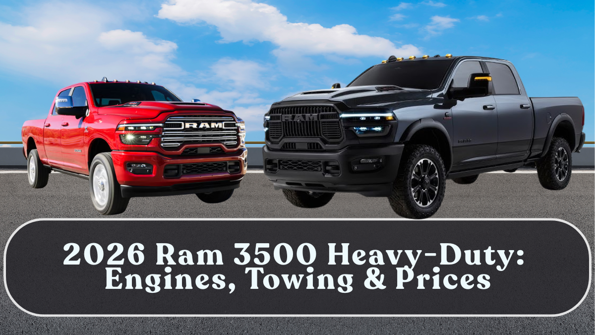 2026 Ram 3500 Heavy-Duty: Engines, Towing & Prices
