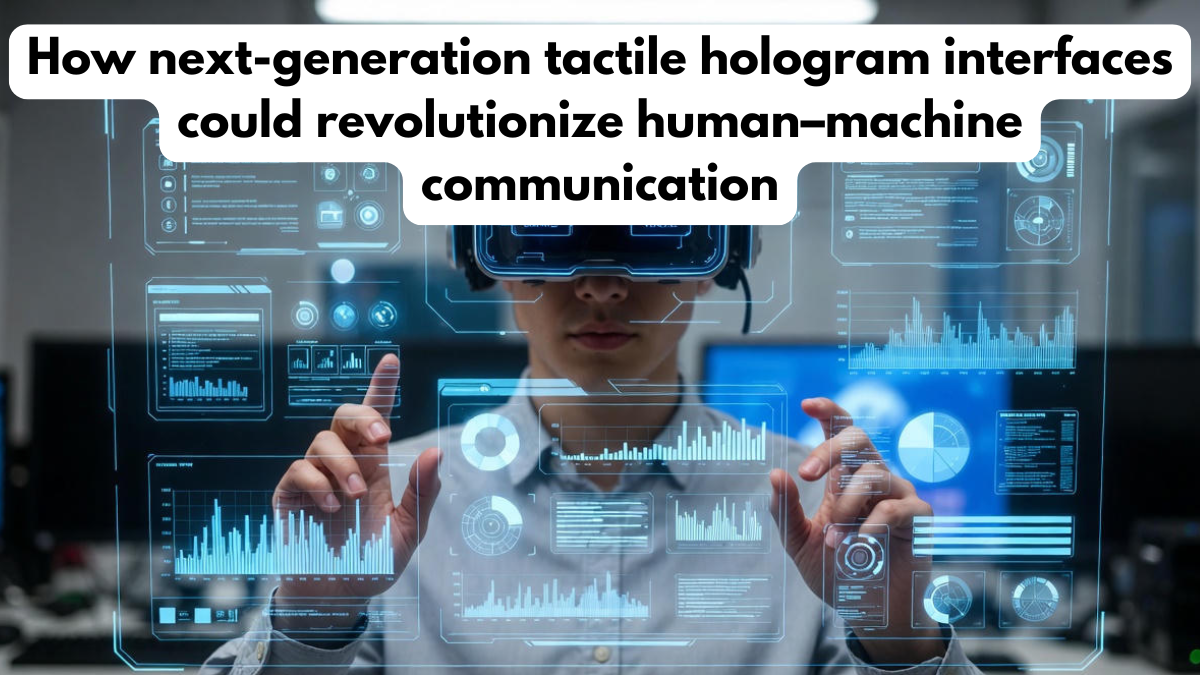 How next-generation tactile hologram interfaces could revolutionize human–machine communication