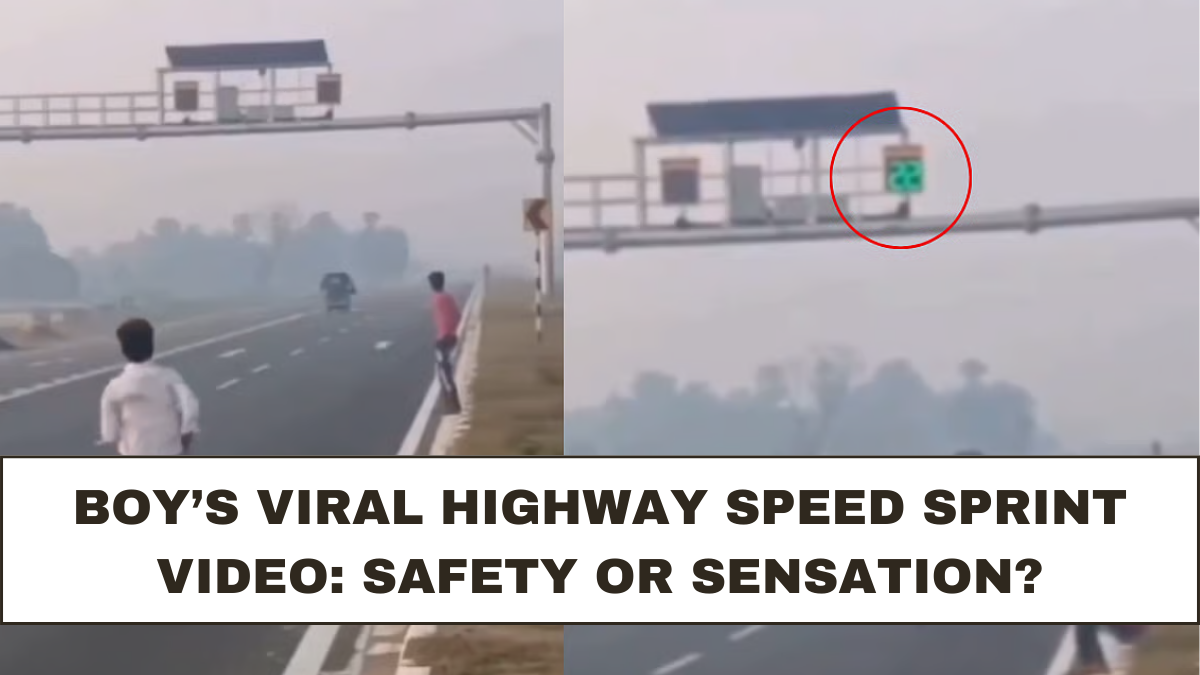 Boy’s Viral Highway Speed Sprint Video: Safety or Sensation?