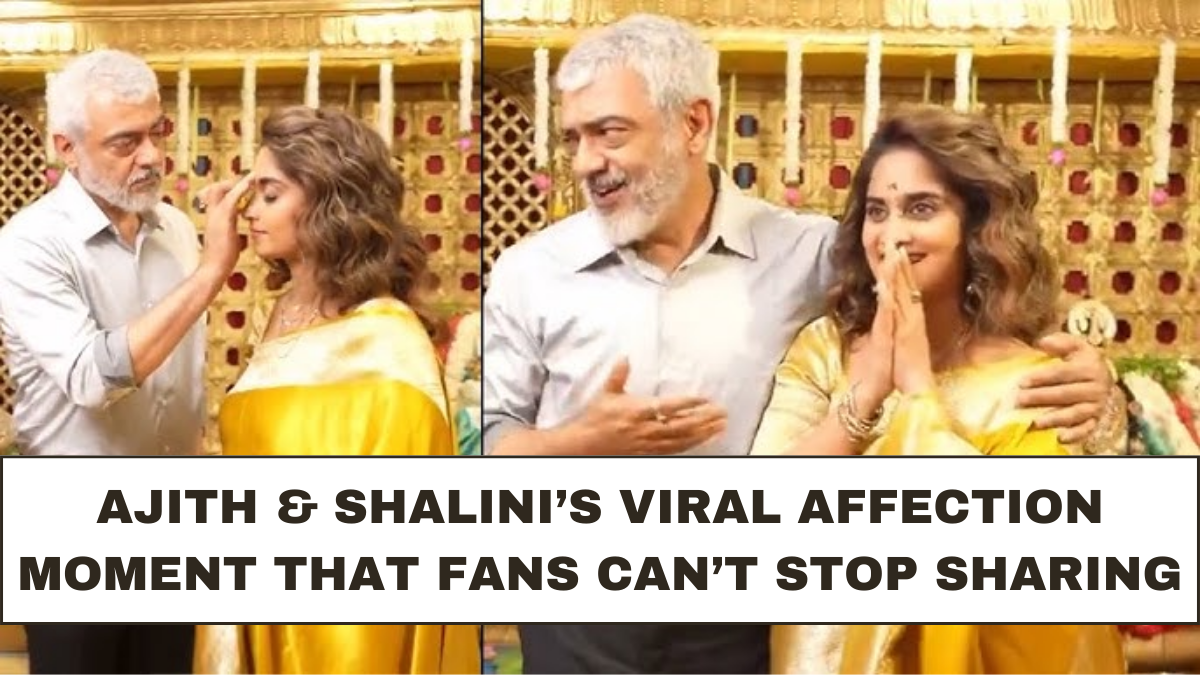 Ajith & Shalini’s Viral Affection Moment That Fans Can’t Stop Sharing