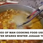 Viral Video of Man Cooking Food Using Brick Heater Sparks Winter Jugaad Trend