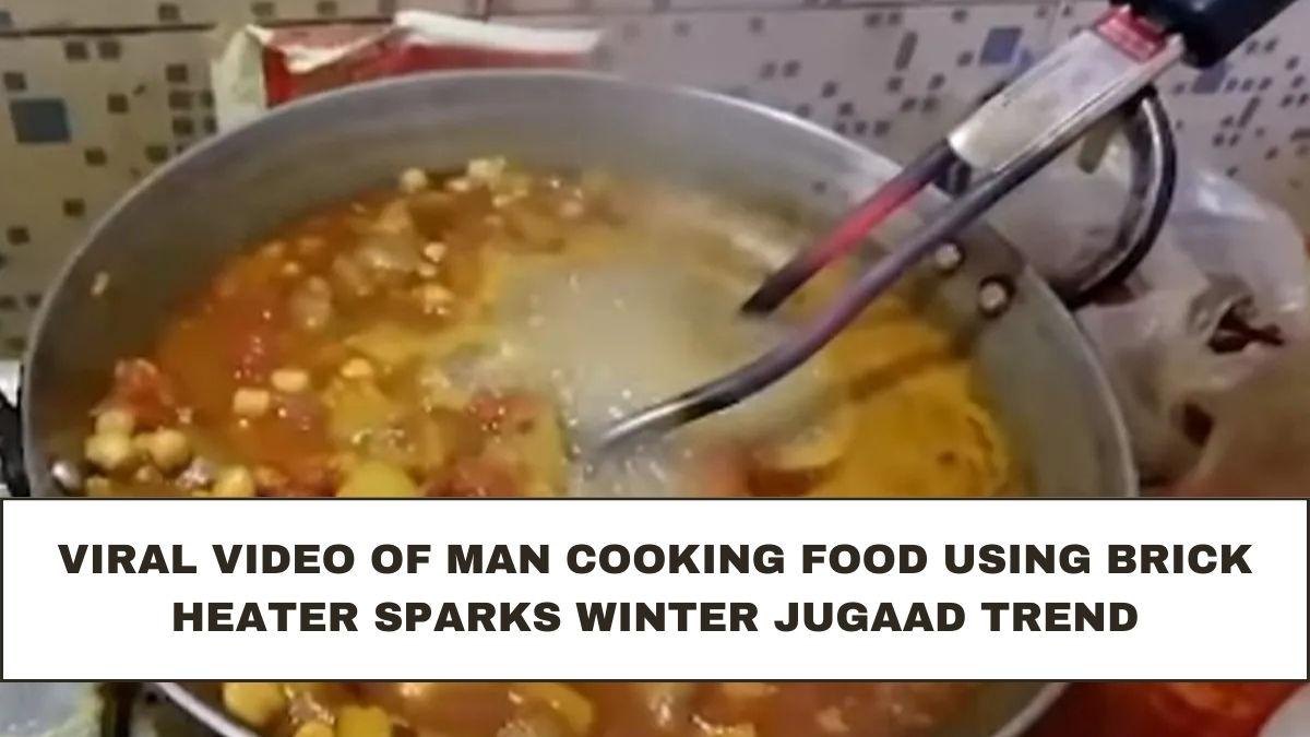 Viral Video of Man Cooking Food Using Brick Heater Sparks Winter Jugaad Trend