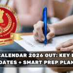 SSC Calendar 2026 Out: Key Exam Dates + Smart Prep Plan