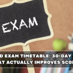 Board Exam Timetable: 30-Day Plan That Actually Improves Scores