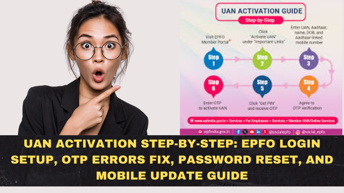 UAN Activation Step-by-Step: EPFO Login Setup, OTP Errors Fix, Password Reset, and Mobile Update Guide