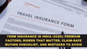 Term Insurance in India (2026): Premium Factors, Riders That Matter, Claim-Safe Buying Checklist, and Mistakes to Avoid