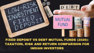 Fixed Deposit vs Debt Mutual Funds (2026): Taxation, Risk and Return Comparison for Indian Investors