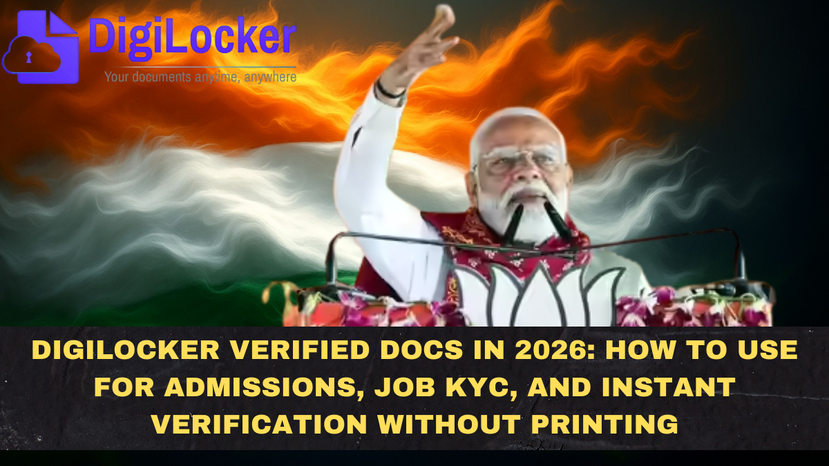 DigiLocker Verified Docs in 2026: How to Use for Admissions, Job KYC, and Instant Verification Without Printing