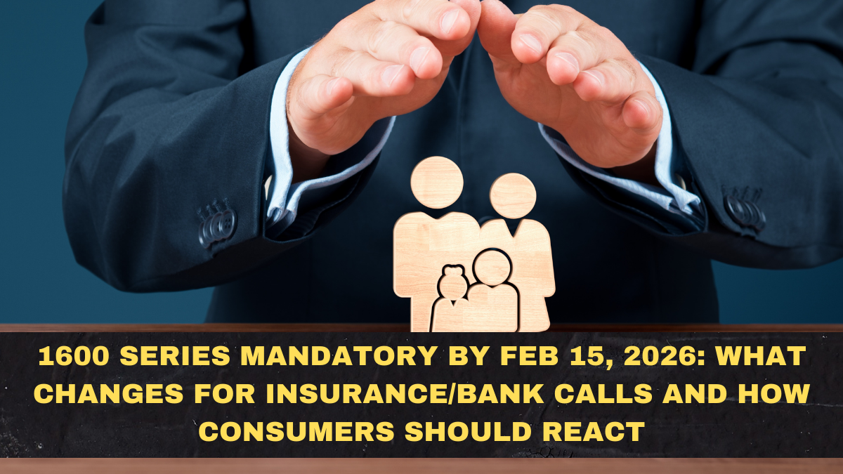 1600 Series Mandatory by Feb 15, 2026: What Changes for Insurance/Bank Calls and How Consumers Should React