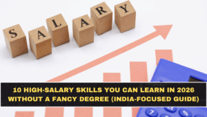 10 High-Salary Skills You Can Learn in 2026 Without a Fancy Degree (India-Focused Guide)