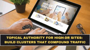 Topical Authority for High-DR Sites: Build Clusters That Compound Traffic (Not Random Posts)