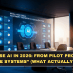 Enterprise AI in 2026: From Pilot Projects to “Backbone Systems” (What Actually Changes)