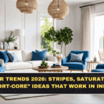 Home Décor Trends 2026: Stripes, Saturated Colors, and “Comfort-Core” Ideas That Work in Indian Homes