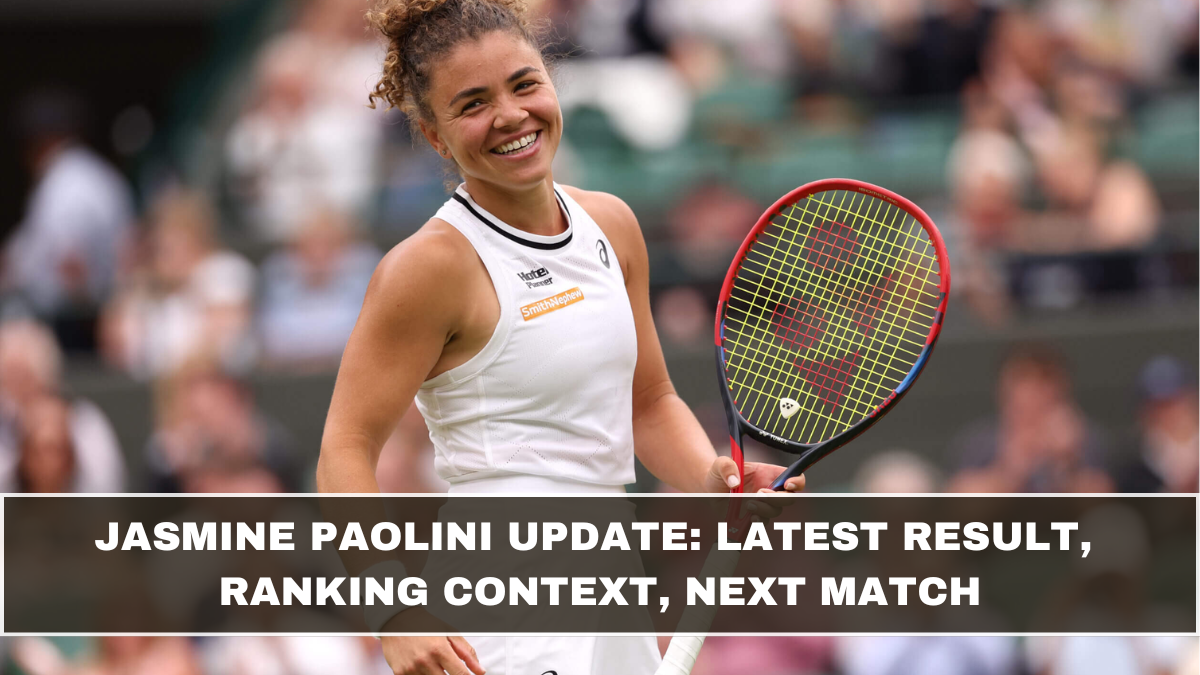 Jasmine Paolini Update: Latest Result, Ranking Context, Next Match (March 2026 Update)