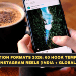 Viral Caption Formats 2026: 60 Hook Templates for Instagram Reels (India + Global)
