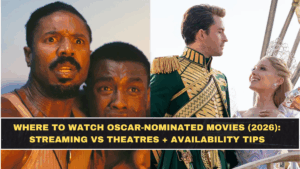 Where to Watch Oscar-Nominated Movies (2026): Streaming vs Theatres + Availability Tips