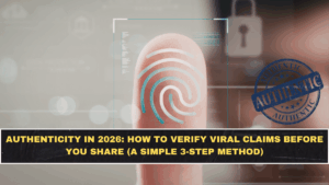 Authenticity in 2026: How to Verify Viral Claims Before You Share (A Simple 3-Step Method)