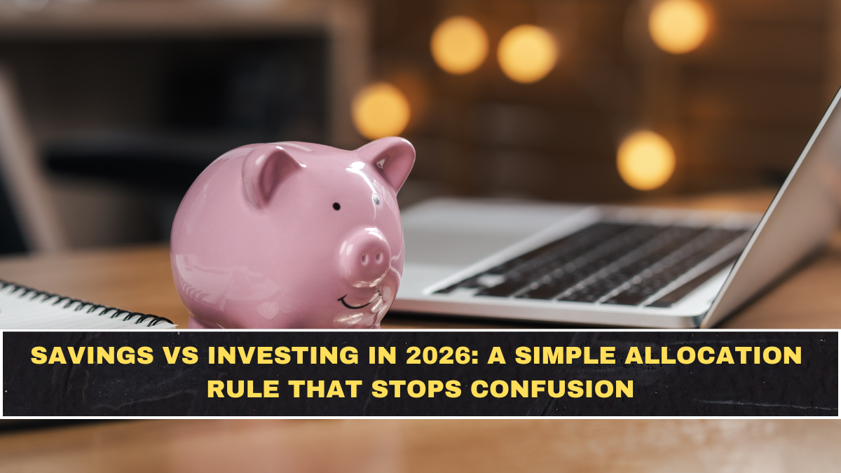 Savings vs Investing in 2026: A Simple Allocation Rule That Stops Confusion