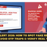 Job Scam Alert 2026: How to Spot Fake Recruitment Notices, Avoid OTP Traps & Verify Real Vacancies