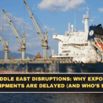 Middle East Disruptions: Why Export Shipments Are Delayed (And Who’s Hit)
