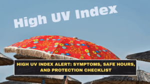 High UV Index Alert: Symptoms, Safe Hours, and Protection Checklist