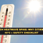 March Heatwave Spike: Why Cities Hit 40°C + Safety Checklist