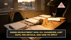 DSSSB Recruitment 2026: 911 Vacancies, Last Date, Fee Details, and How to Apply