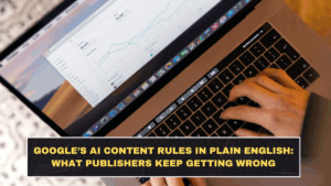 Google’s AI Content Rules in Plain English: What Publishers Keep Getting Wrong