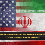 US–Israel–Iran Updates: What’s Confirmed Today + Oil/Travel Impact