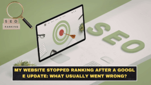My Website Stopped Ranking After a Google Update: What Usually Went Wrong?