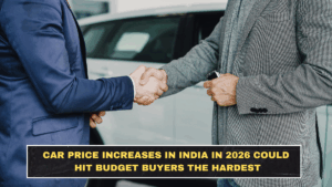 Car price increases in India in 2026 are becoming more likely because cost pressure is building from several directions at once. Automakers have already started raising prices: Tata Motors said it would increase prices of its ICE passenger-vehicle range by an average of 0.5% from April 1, 2026, citing rising input costs, while Reuters reported Maruti Suzuki warning of price hikes as the Gulf conflict pushed commodity costs higher.

The bigger issue is that this may hurt budget buyers more than premium buyers. Small cars are far more price-sensitive, and even modest hikes can change EMI affordability or push buyers to delay purchases. Reuters reported that Maruti saw strong small-car demand in late FY25 and that month-long waits had already returned on some models, but it also warned that higher commodity costs could wipe out some of the demand boost from recent tax relief.

Why prices are coming under pressure

The first reason is raw material inflation. Dealers and automakers are openly flagging higher prices for steel, aluminium, copper, and energy-linked inputs. Reuters reported on April 6, 2026 that India’s auto dealers were warning the West Asia conflict would raise the cost of oil, gas, and key manufacturing metals, with more than half of dealers already facing supply delays.

The second reason is logistics and shipping risk. Reuters reported on April 7, 2026 that India was preparing sovereign guarantees for insurers because maritime war-risk insurance premiums had surged as much as 1,000% amid the Iran conflict and disruption around the Persian Gulf and Arabian Sea. Those costs do not stay in shipping forever; they eventually feed into input and supply-chain costs across manufacturing.

What the market signals look like right now
Signal	What it shows	Why it matters
Tata Motors April 2026 hike	0.5% average increase on ICE passenger vehicles	Cost pressure is already being passed on
Maruti warning	Price hike warning linked to commodity inflation	Small-car buyers may face more pressure
Dealer survey	Over half faced supply delays; 17.1% saw delays over 3 weeks	Supply friction can support higher prices
Industry sales	Passenger-vehicle retail sales rose 21.48% in March 2026	Strong demand gives automakers more room to hike
Why budget buyers are more exposed

Budget buyers are more exposed because entry-level and small-car segments run on thin affordability margins. A slight ex-showroom increase becomes bigger after insurance, registration, accessories, and finance costs are added. Reuters said Maruti’s small cars formed a major chunk of its sales rebound, and Autocar India separately noted that small cars made up 83,530 units of Maruti’s March 2026 volume while rising input costs were a key concern.

There is another blunt reality here: automakers usually protect margins where they can. When costs rise, entry-level buyers have less room to absorb even small hikes, but companies still need to pass through some of the pressure. That is why “just wait a bit” can be weak advice if the industry is entering a period of repeated small increases rather than one one-off hike. Auto ET reported in March 2026 that several automakers were moving prices up amid a “perfect storm” of local and geopolitical cost pressures.

Does waiting still make sense?

Waiting only makes sense if you expect either a softer demand cycle or meaningful discounts to offset hikes. Right now, the signals are mixed. On one hand, passenger-vehicle inventory has fallen to an average of 28 days, down from 52 days a year earlier, according to Reuters citing dealer data, which suggests the discount environment is not especially loose. On the other hand, if conflict-related cost pressure eases and supply improves, some models may avoid sharper hikes.

A more rational buyer approach in 2026 is:

compare current discounts against likely price hikes
lock financing early if rates and eligibility look favorable
avoid assuming budget cars will stay stable just because they are “mass market”
be extra careful on waiting if the chosen model already has long delivery times
What this means for the 2026 car market

India’s passenger-vehicle market is not weak overall. SIAM’s annual report said PV sales hit a record 4.3 million units in FY2024-25, up 2% year on year, which shows manufacturers are entering 2026 from a position of demand strength rather than desperation. That matters because companies are more willing to push through price increases when the market is still absorbing vehicles well.

Conclusion

Car price increases in India in 2026 could hit budget buyers the hardest because raw material costs, energy risks, shipping disruption, and still-solid demand are all moving in the wrong direction at once. The mistake would be assuming entry-level cars are automatically protected from this pressure. They are not. In a market where multiple automakers are already hiking prices and supply risks remain live, waiting without a clear reason is not strategy. It is just hesitation dressed up as prudence.

FAQs
1. Are car prices in India already rising in 2026?

Yes. Tata Motors announced an average 0.5% price increase for its ICE passenger vehicles from April 1, 2026, and Maruti Suzuki has warned of hikes due to rising commodity costs.

2. Why are prices going up?

The main reasons are higher input costs, energy and fuel pressure, shipping and insurance disruption linked to the Middle East conflict, and supply delays across the auto ecosystem.

3. Why will budget buyers feel it more?

Because small-car and entry-level buyers are more sensitive to even modest price increases, especially once financing and on-road costs are added.

4. Should buyers wait or buy now?

That depends on discounts, delivery timelines, and financing, but waiting is not automatically safer when inventories are lower and cost pressures are still building.