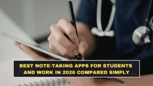 Best Note-Taking Apps for Students and Work in 2026 Compared Simply