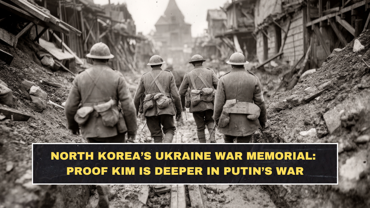 North Korea’s Ukraine War Memorial: Proof Kim Is Deeper in Putin’s War